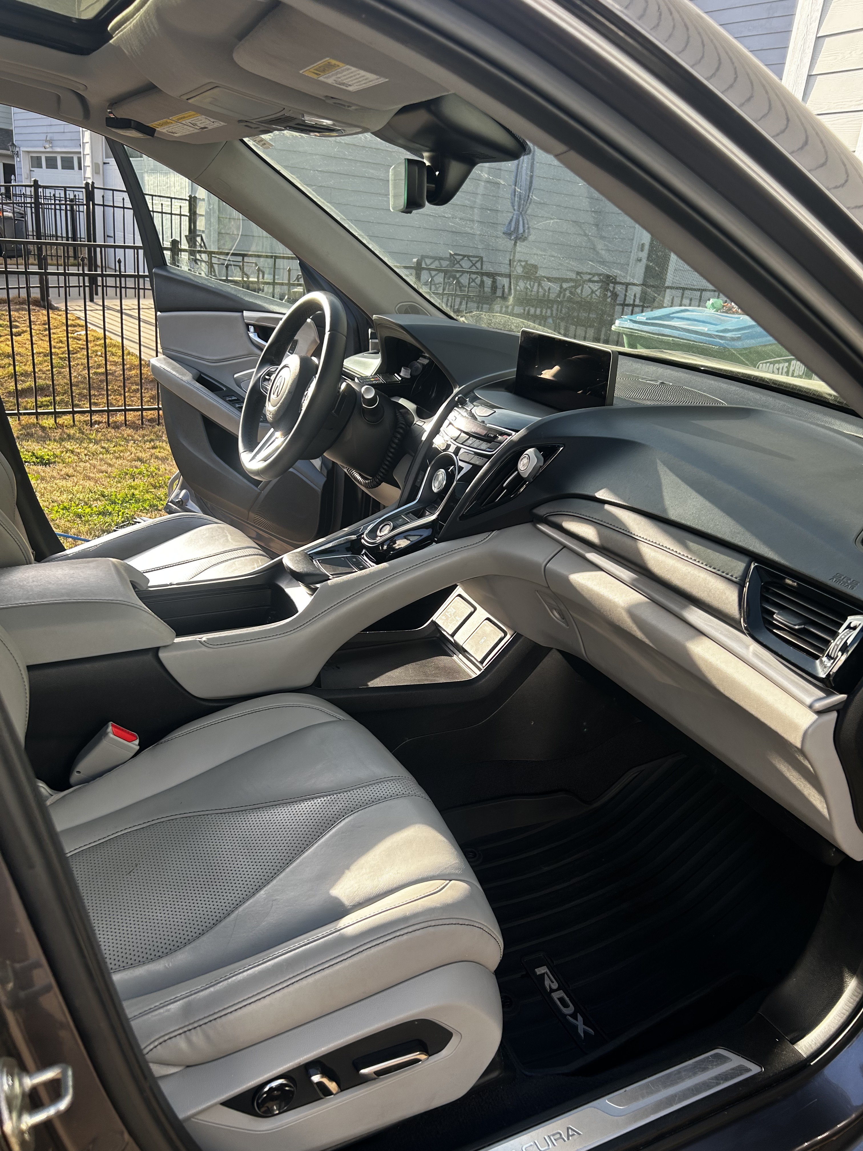 Deep cleaned cabin detail